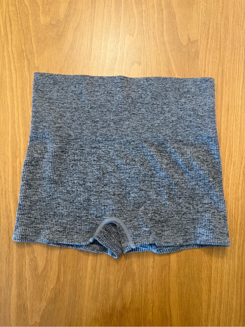 Colsie Seamless High-Waist Heather Gray Bike Shorts